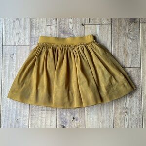 Taylor Joelle Mustard Yellow Tulle Tutu Skirt size 6